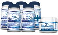 HemClear (5 Bottles) + HemCream (1 Bottle)